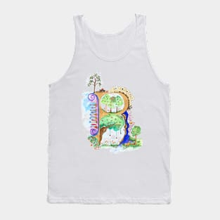 P - an illuminated letter Tank Top